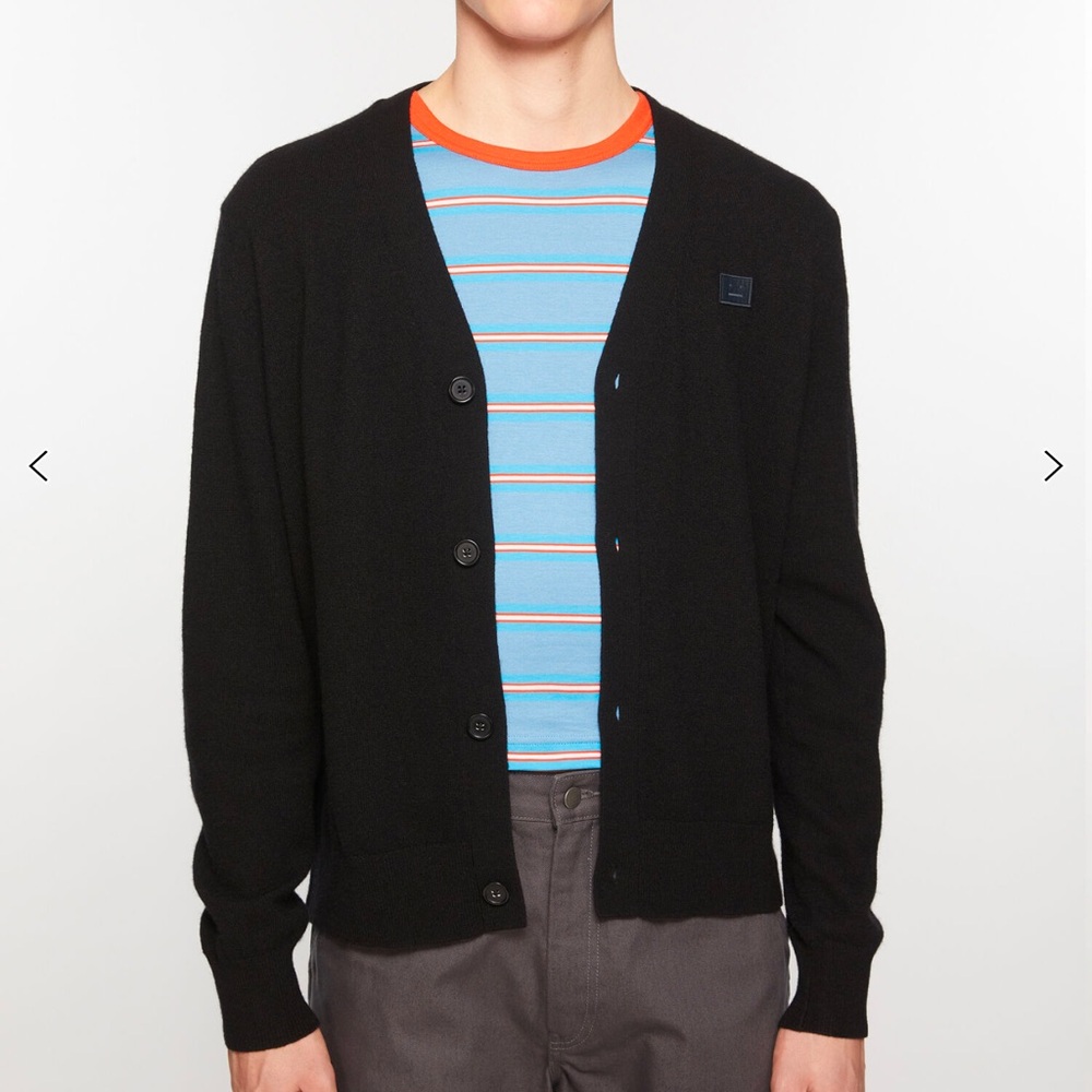 Black Cardigan Sweater